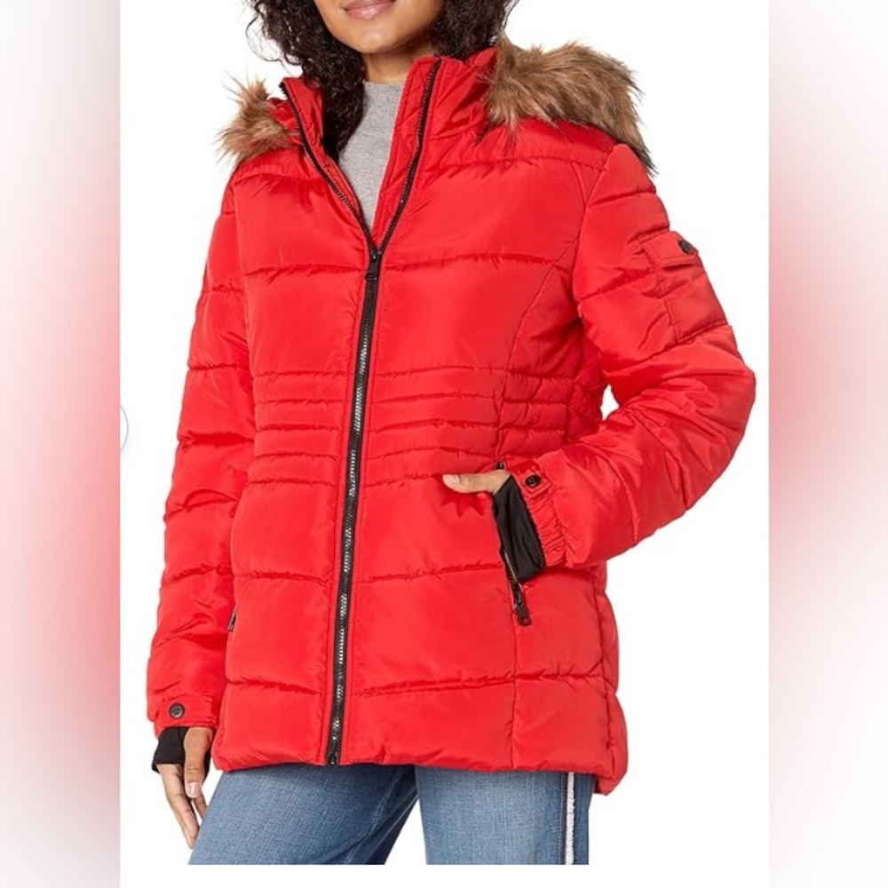 BNWT Madden Girl Women's Nylon Puffer Jacket SIZE MEDIUM